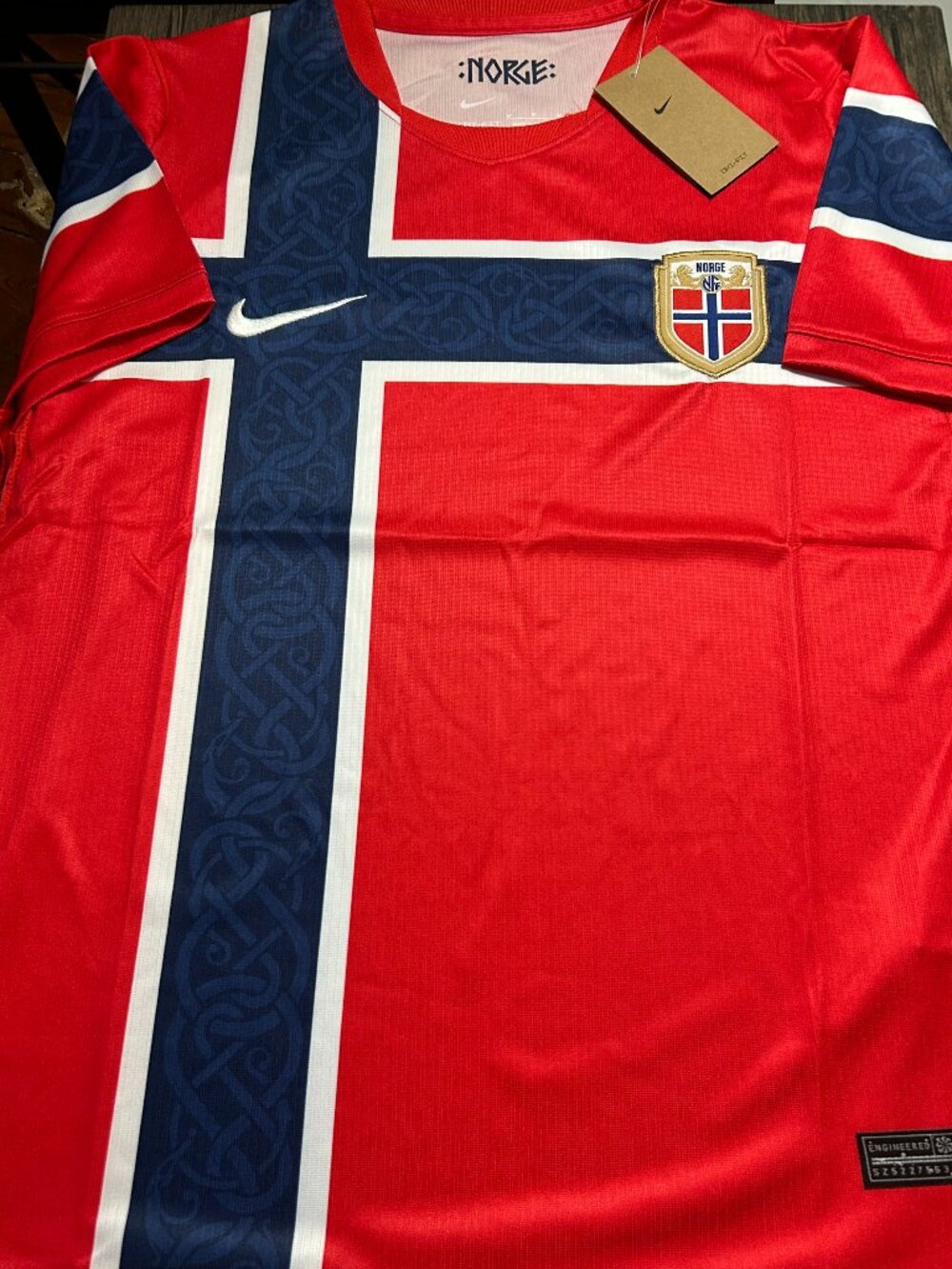 NORWAY Nationsl Soccer Team JERSEY Men's Sz M,L,XL,2XL NWT by Nike
